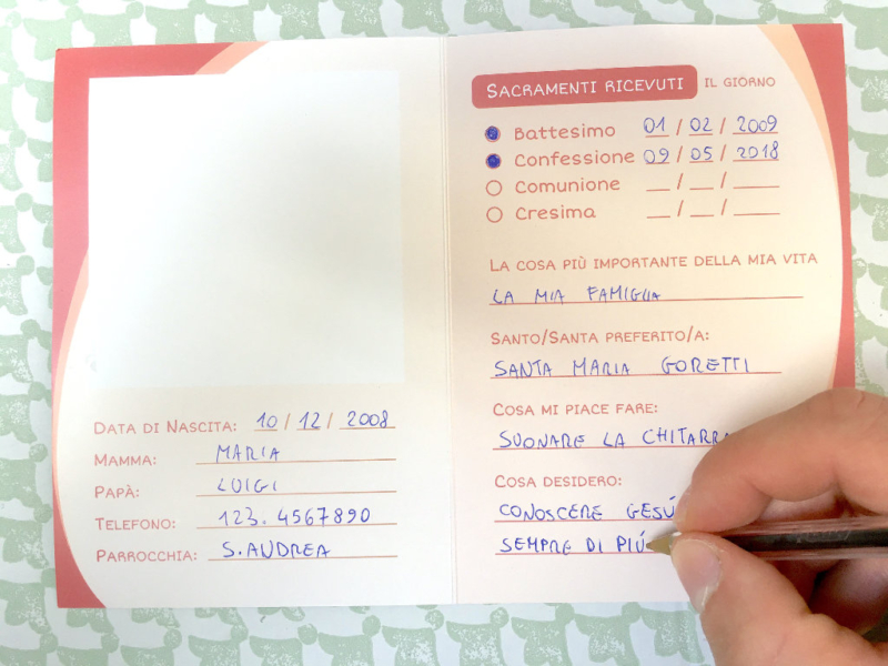 Carta d'Identità Cristiana - Cateshop
